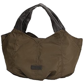 Isaac Tote Bag, Recycled Nylon, Fluffy Tote, Size S, brown (20)