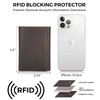 Polare Full Grain Leather Trifold Wallet with AirTag Slot RFID