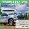 MATMACRO Front Upper Grille Compatible for Toyota Tundra Hood Bulge