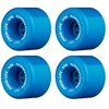 INDEPENDENT 129 Skateboard Trucks, Powell Rat Bones Blue Wheels, Blue