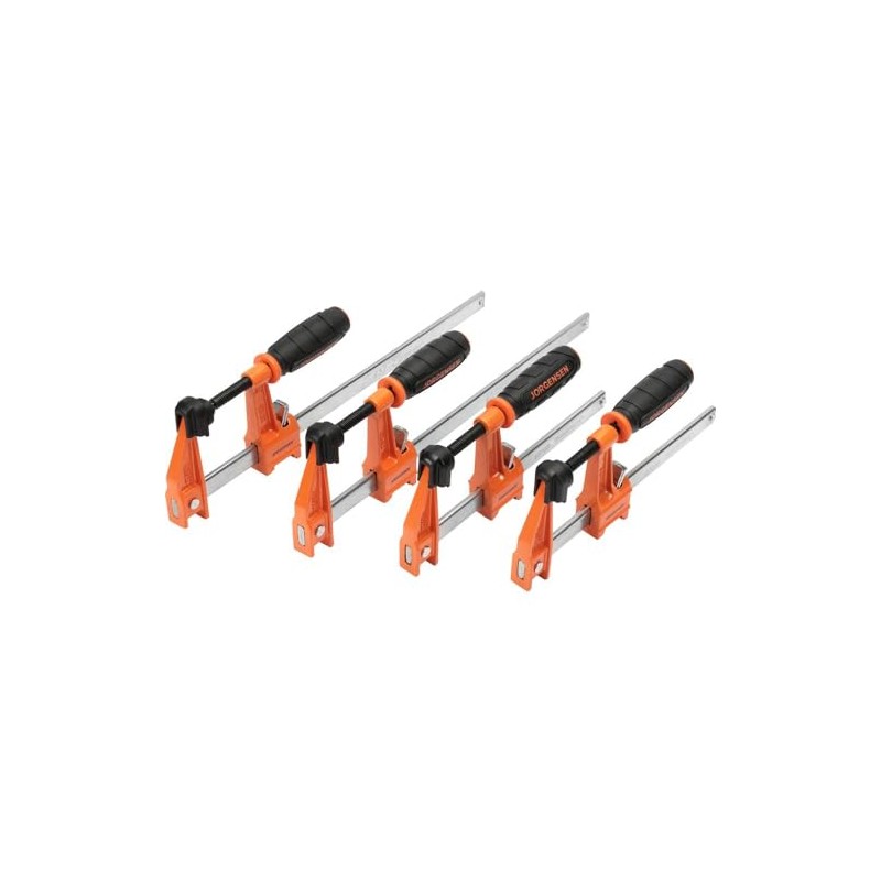 Jorgensen Set of 4 medium weight steel clamps (2-15 cm,
