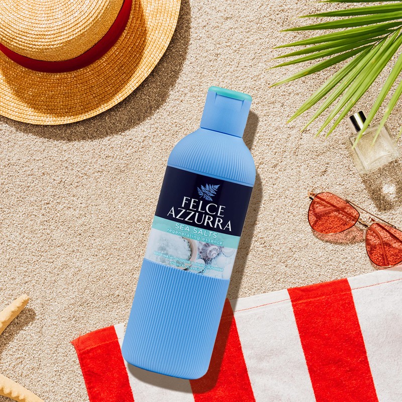 Felce Azzurra - Sali Marini Shower Bath, Regenerating Fragrance, Moisturises