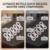 Bnineteenteam Bicycle Chain Links, 5 Pairs Bicycle Chains Chain Lock