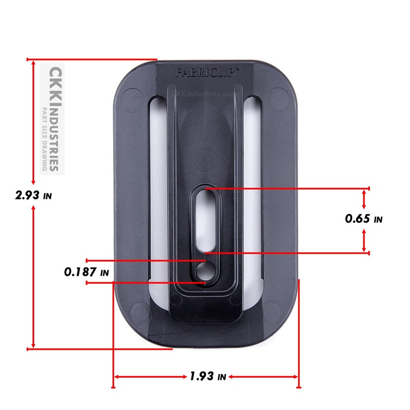HolsterSmith - Fabriclip - Concealment Clip - Holster Mounting Attachment