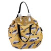 Shupatto Itoya Compact Bag M, Yellow, Navy