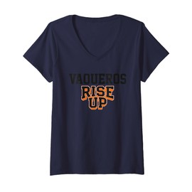 Womens Fernley Vaqueros Rise Up HS V-Neck T-Shirt