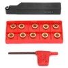 Lathe Lathe Tool Holder Carbide Indexable Inserts Blades with Key