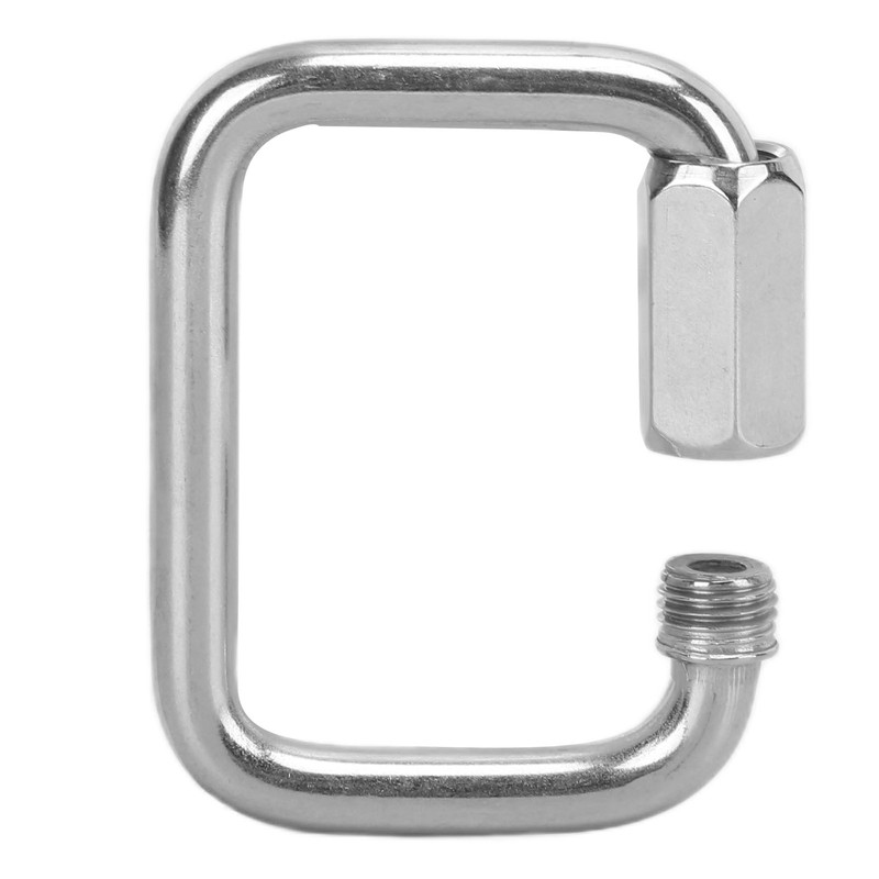 Chain Link Stainless Steel 4‑Corner Multifunctional Connection Buckle for Outdoor