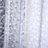 WellColor Short Shower Curtain Liner 65 inch, Pebble Translucent EVA
