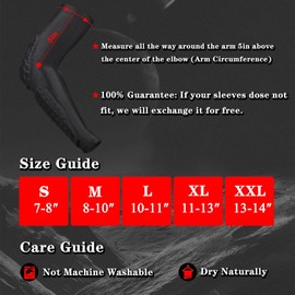 GUOZI Arm Elbow Sleeves, 2 Pack Honeycomb Crashproof Arm Elbow Pads for Youth Adult Sports Football Basketball Volleyball