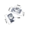 BINZZO Sliding T Slot Nuts 4545 Series M8 18 Pack