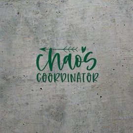 ANGDEST CLUB Decal Stickers of Chaos Coordinator (Green) Premium Waterproof Vinyl Decal Stickers for Laptop Phone Accessory Helmet Car Window Mug Tuber Cup Door Wall Decoration ANDSKUSd21664GR070722