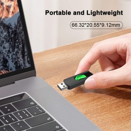 Aiibe 128GB USB Flash Drive 128GB USB Stick Thumb Drive Memory Stick for Data Storage Jump Drive 128GB Slide Retractable USB Drive for PC Laptop (128G, Green)