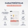 Hebbe - Aceite de Almendras Dulces 100% Puro, Hidratante y
