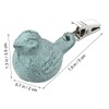 KICHOUSE Dining Table Cover Clamps 4pcs Creative Bird Shape Iron