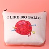 Crochet supplies Bag Knitting Project Bag I Like Big Balls