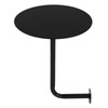 ILWorkTLs 13.77In Wall Mounted Coffee Table,Round Bar Tables,Snack Desk,Iron Drink