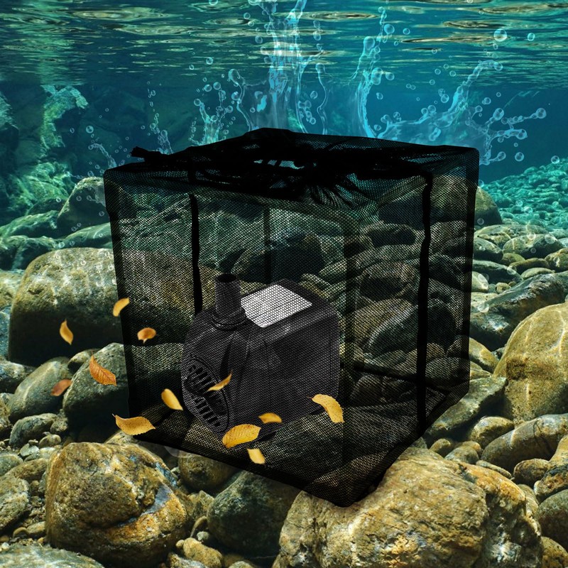 HSHGZSR Solid Pump Mesh Box, Pond Pump Filter Bag, Protective