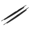 Pair Windshield Wiper Blades Quiet Weatherproof 61610442837 Replacement for E65