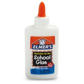 Elmer's Pegamento Escolar Líquido Blanco Lavable 4 oz (12 Unidades)