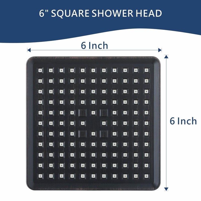 Eolax High Pressure Rain Shower Head, High Flow Pressure Boosting