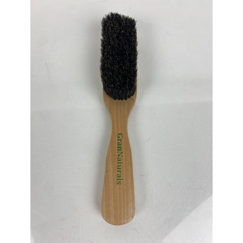 GranNaturals Mens Boar Bristle Hair Brush - Natural Wooden Club