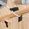 QZKJQDD 20 Stück Kabelhalter, Kabelhalter Selbstklebend, Kabel Organizer, Wiederverwendbare Nylon