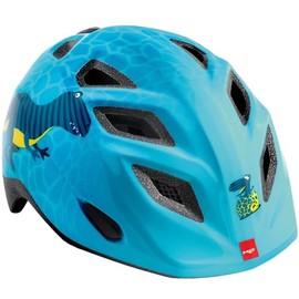 Met Elfen-Helm Blau Dinosaurier S (46-53) Fahrradhelm Unisex Kinder Erwachsene