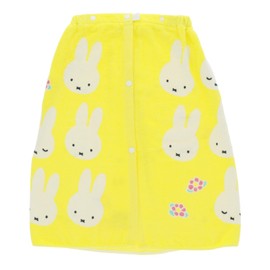 Marushin 5845003100 Miffy Wrap Towel, 23.6 inches (60 cm), For Kids, Girls, Boys, Characters, Pool Towel, Swimming, Ocean, UV Protection