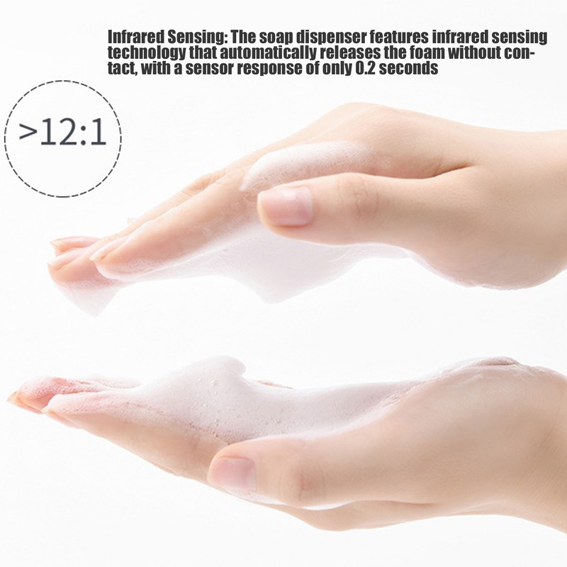 Automatic Soap Dispenser Touchless Infrared Sensor Ergonomic Battery Powered Soap