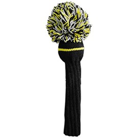 Jan Craig (zyankureigu) Handmade Head Cover for Driver 460cc, Black/Yellow/White