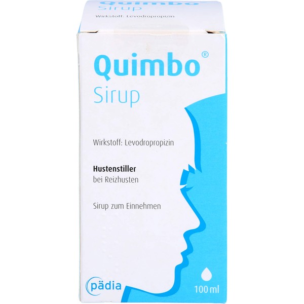 pädia Quimbo Sirup Hustenstiller bei Reizhusten, 100 ml Lösung