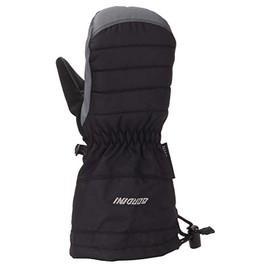 Gordini Kids & Baby Little Kids Children's Snugget Waterproof Insulated Mittens, Black/Gunmetal, X-Large