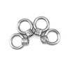 QWORK Lifting Eye Nut, 4 Pack, 1/4" UNC Marine Grade