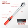 DNA MOTORING 1/2-Inch Drive Click Torque Wrench 10-160 FT.-LB /