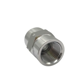 Beduan Stainless Steel Reducing Coupling Adapter 3/8" NPT Female x 1/4" NPT Female Hex Coupler Pipe Fitting for Air Water Gas Oil(Pack of 2)