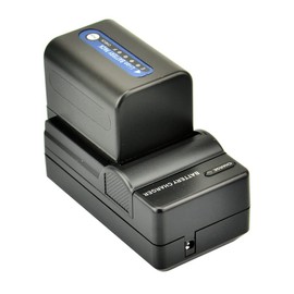 DSTE® NP-QM71D Battery + Charger DC01 for Sony NP-QM70 NP-QM71 NP-QM71D and Sony CCD-TRV107 CCD-TRV108 CCD-TRV118 CCD-TRV138 CCD-TRV150 CCD-TRV228 CCD-TRV270 CCD-TRV285 CCD-TRV308 CCD-TRV318 CCD-TRV33