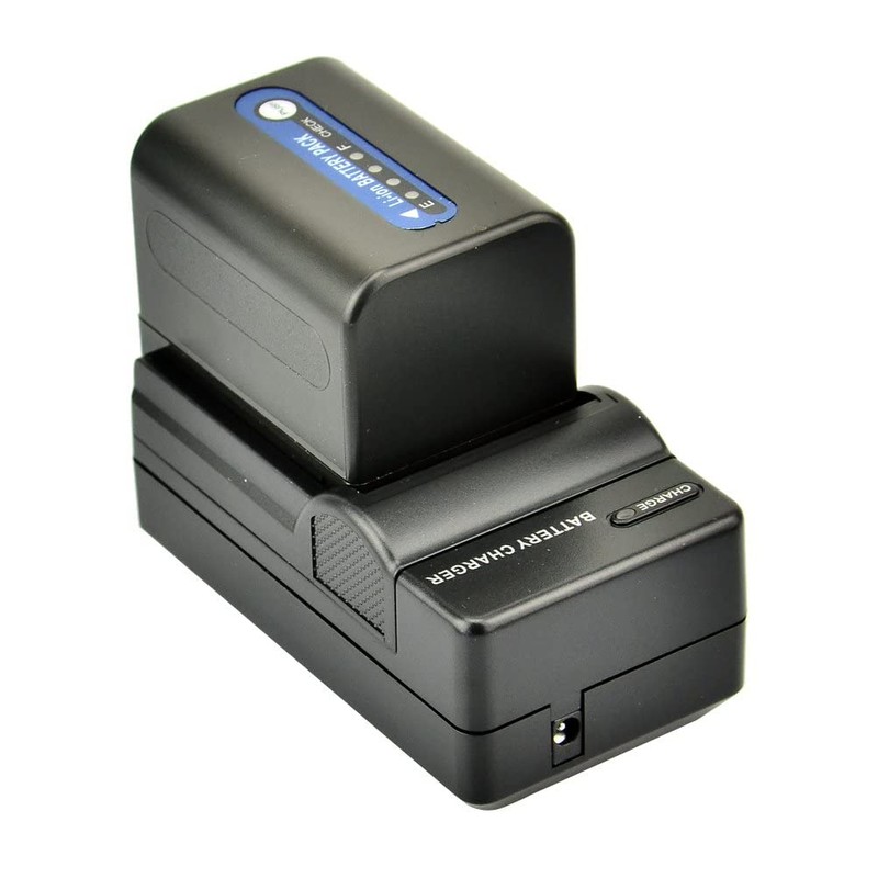 DSTE® NP-QM71D Battery + Charger DC01 for Sony NP-QM70 NP-QM71
