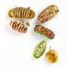Lekue 0201810M03U008 Hasselback Cutter, Regular Size, Terracotta