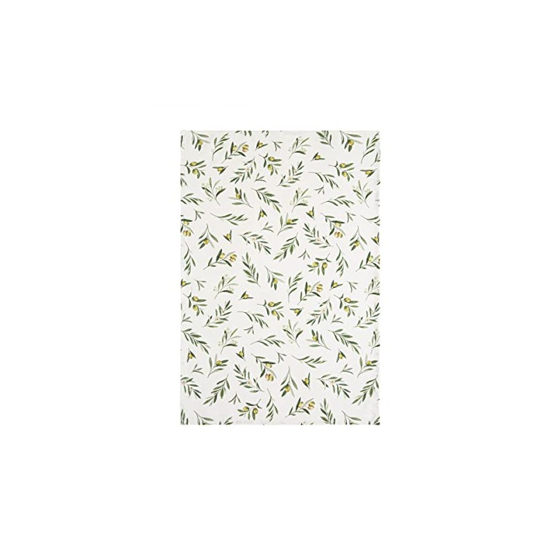 Coucke Olive Tea Towel, Cotton, 50 x 75 cm