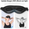 BODINELIA Sleep Eye Mask, 3D Deep Contoured Eye Covers for