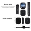ESP32-C6 2.06inch AMOLED Touch Watch Development Board, 410×502 Pixels, RISC-V