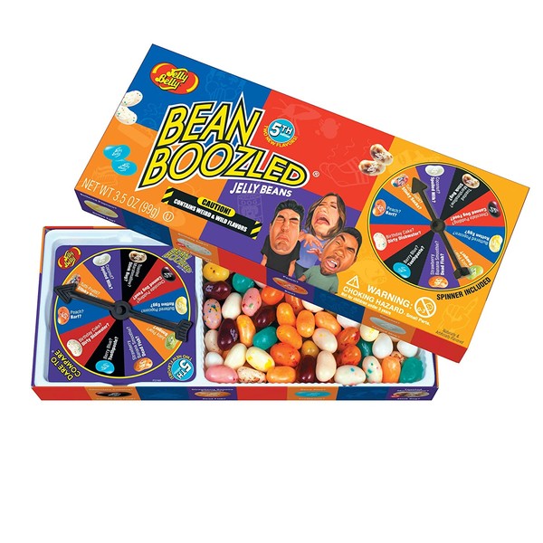 Jelly Belly BeanBoozled Jelly Beans Spinner Gift Box, 5th Edition, 3.5 Ounce (Pack of 1)