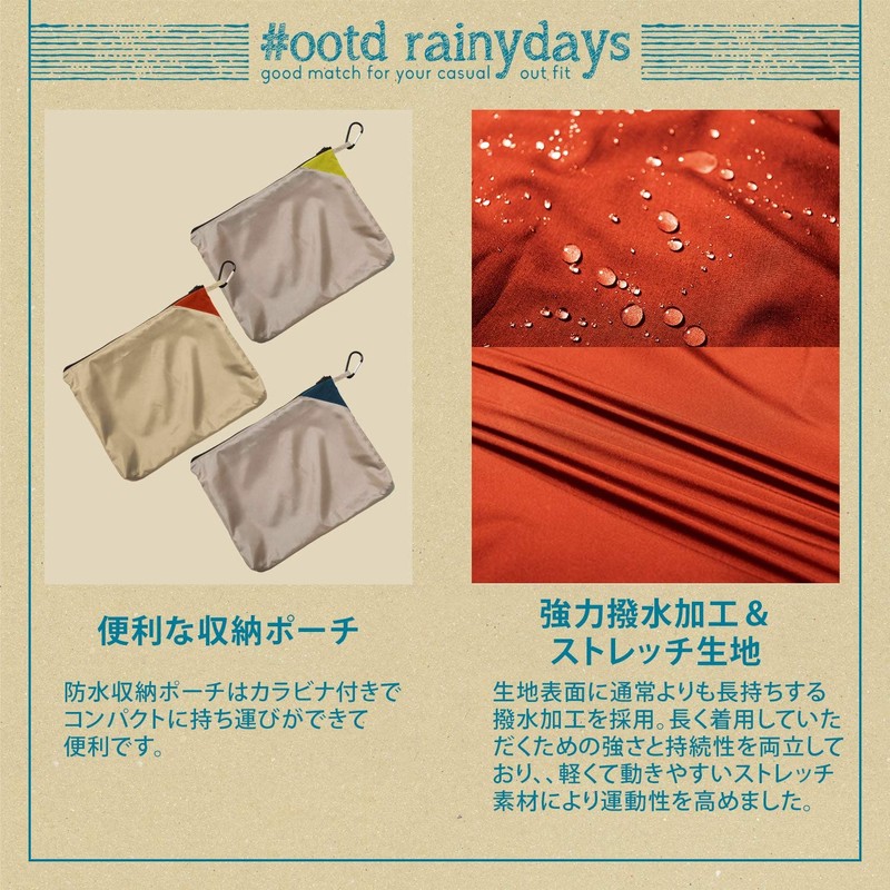 MAC Rainwear (Water Resistance: 10,000 mm H2O) (Permeability: 5,000 g/m2)