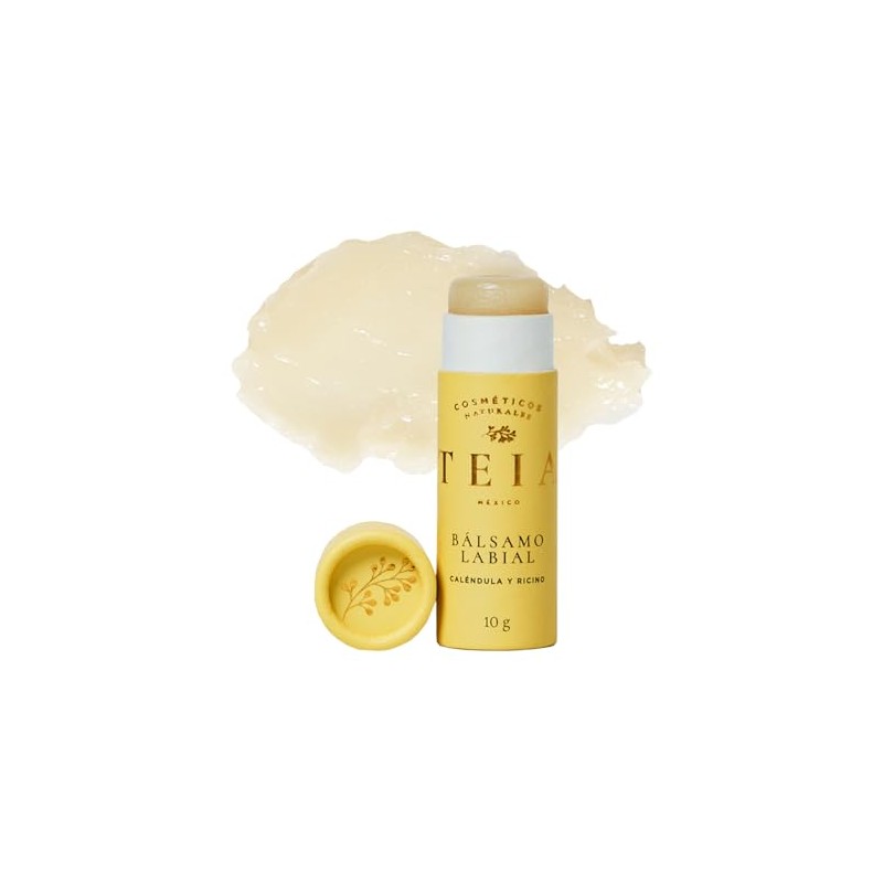 TEIA COSMETICOS Bálsamo labial natural humectante sin color - Ingredientes