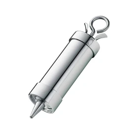 Küchenprofi 0805602800 Piping Syringe Professional 24 cm with 7 Nozzles Stainless Steel with Bayonet Closure 200 ml Capacity