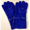 SomerFire Extra Thick Blue Heat Resistant Fireplace Stove Woodburner Gauntlet