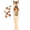 WILDLIFEGARDEN Wildlife Garden WG4996 Nutcracker Squirrel Decorative Hand Carved Nutcracker