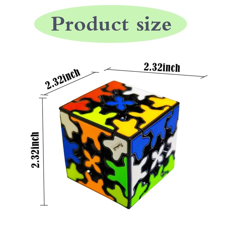 Gear Cube Puzzle,Gear Puzzle, Multi-Colour,Magic Cube,Gear Cube, Speed Cube,Toy Gifts