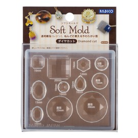 Padico Soft Mold 403049 Resin Mold, Diamond Shapes